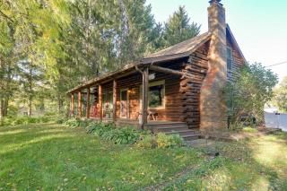Waterfront Log Cabin w/ Fire Pit in Mayville! - 8