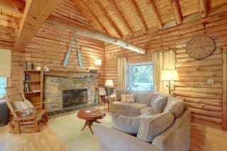Waterfront Log Cabin w/ Fire Pit in Mayville! - 7
