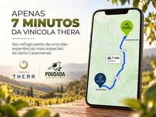 Chalé Eco das Aves próximo a vinícola Thera - 8