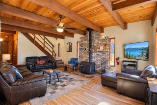 Sierra Pines Cabin BBQ Fireplace Updated Kitchen - 6