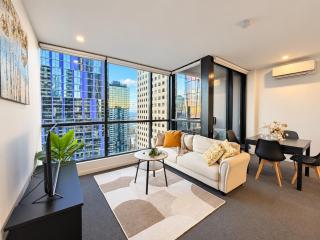 Fantastic view 2BR1BA in Mel CBD WIFI Balcony - 1