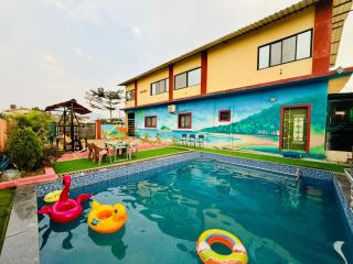ll EMPYREAN STAY ll THE CHARLIE ll 4BHK ll AC ll PRIVATE POOL ll BACHELORS FRIENDLY ll - 3