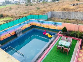 ll EMPYREAN STAY ll THE CHARLIE ll 4BHK ll AC ll PRIVATE POOL ll BACHELORS FRIENDLY ll - 0