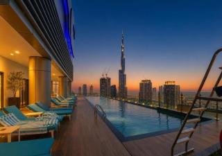 ALiving Luxury and Cozy 2BR with Infinity Pool I Near Dubai Mall & Burj Khalifa I Paramount Hotel Midtown - 0