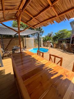 Appartement avec vue jardin à Deshaies 80 m² avec piscine - 9