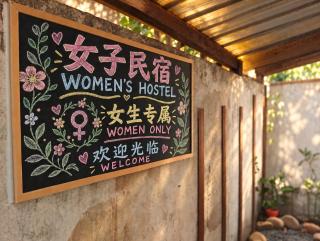 Yiding Women's Youth Hostel Cultural and Creative Inn - Guangzhou Art Homestay - 2