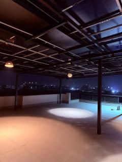 Cozy 3BHK rooftop terrace getaway with a projector - 4