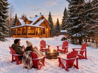 Serenity Private Hot Tub Sauna, Pool, Fiddler Lake - 9
