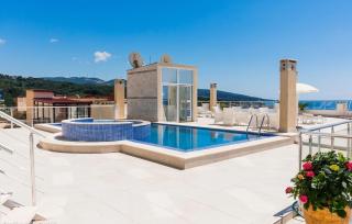 Modern apartment with sea view in Dobra Voda, 95 m², Pool - 3