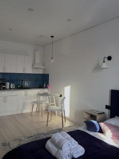 minimalistic blue apartments рядом Aport Mall East - Almaty - 0