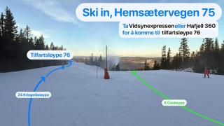 Mjellvona - ski inn og ut i Hafjell - 7