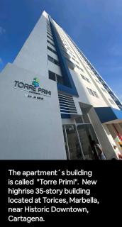 Apartamento en Cartagena cerca a la playa Marbella, 3 cuartos - 4