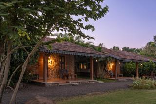 SaffronStays Lake House Marigold - 4 individual cottages with plunge pools near Sula Vineyard, Nashik - 0