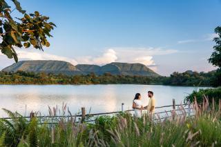 SaffronStays Lake House Bouganvillea, Nashik -villa with great lake views and patio dining - 0