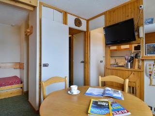 Studio fonctionnel au pied des pistes pour 3/4 pers, balcon, séjour divisible - 0