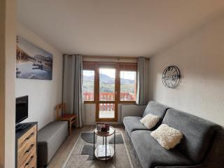 Studio cabine fonctionnel aux pieds des pistes avec parking - 1