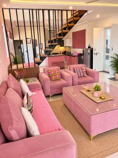 Musk Rose, A Pink-hued villa with pool & views - 4