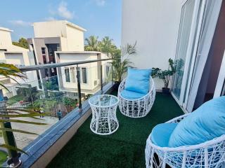 Brand New 3BHK Spacious Villa with Private Pool & Terrace , Pet Friendly & Indoor Games - Colovale - 8