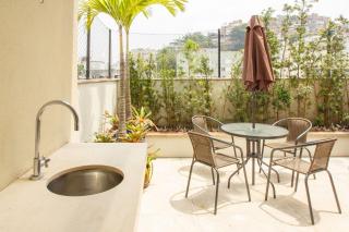 Copa 440 - Estúdio com acesso a terraço e chuveirão - 0