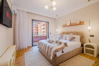 3BR Luxury Stay - Hivernage- Pool View - Parking Near M Avenue & Rail - 5