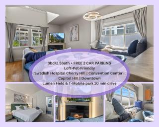 Open Loft Sleeps 10 Free Parking & EV Charger - 0