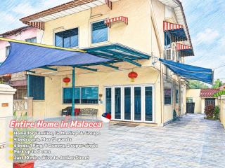 Classic Heritage Mansion in the Heart of Melaka, Max 12 Pax & 7 Cars, Walk to Local Nyonya Restaurants & Tourist Site, COMFY HILL 2 - 0