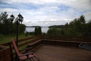 Chalet Bleu de la Baie Boudreault - Vu sur le lac - 8