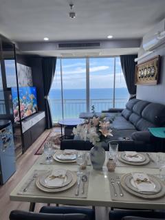 Spacious 2-Bedroom Seaview Condo 78sqm High Floor & Best Sunset View" - 0