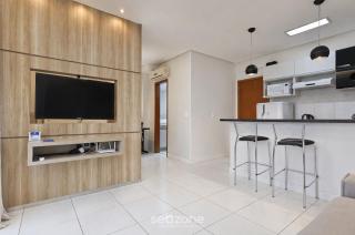 Studio em Cond. c/ Piscina e Vista Cid. BLI1403 - 1