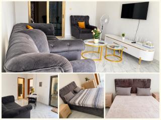 Appartement F3 avec séjour caméra de surveillance 24 h sur 24 h proximité stade Iba Mar Diop - 4