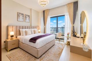 Vogue Vacation Homes, JVC Jeewar Tower near Circle Mall, One Bedroom Apartment with Balcony and City View, Access to all Amenities - 7