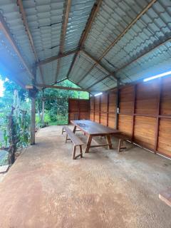 Nhà sàn gỗ Jrai view vườn cà phê xanh mát - 4