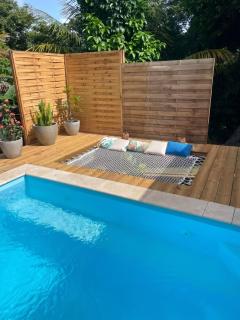 Bungalow calme Le Lamentin 20 m² piscine privée - Le Lamentin - 9