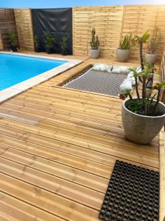 Bungalow calme Le Lamentin 20 m² piscine privée - Le Lamentin - 7