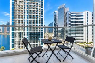 Vogue Vacation Homes, Business Bay Damac Maison Prive near Burj Khalifa and Dubai Mall, Studio Apartment with Balcony, Canal and City View, Access to all Amenities - 8