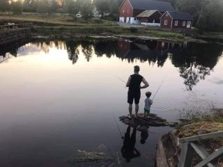 Large cabin by private lake, sauna, jetty, canoe, - 1