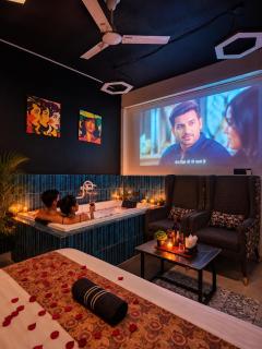 Romantic Jacuzzi Suite With Projector & Home Theater, Kitchen In Faridabad - 1