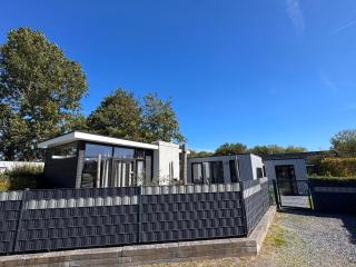 Breskens Chalet Strand Oase mit Zaun & Sichtschutz J281 - 9