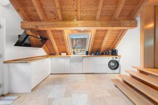 Maisonette im Holzhaus in Dattingen mit Kamin, Balkon und Garten - 8