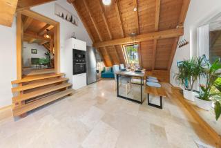 Maisonette im Holzhaus in Dattingen mit Kamin, Balkon und Garten - 4