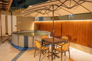 Casa Bairro Glória com PISCINA - CHURRASQUEIRA - 4 PESSOAS - PRAIA com Turismo de Compras - 2 quartos com ar condicionado split - 100 metros da Chocolates Garoto - 2 vagas de garagem - Rede para Descanso e Wi-Fi 600 megas - Melhor localização! - 7