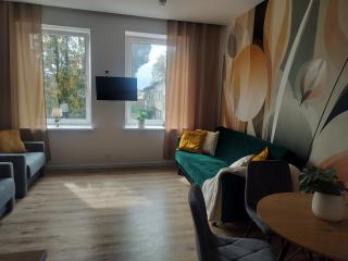 Noclegi Duet House Green Harmony Studio wejście na kod CENTRUM Ptak, Orientarium, Mandoria, Fala, Centrum Zdrowia Matki Polki, bezpłatny parking, klimatyzacja - Pabianice - 9
