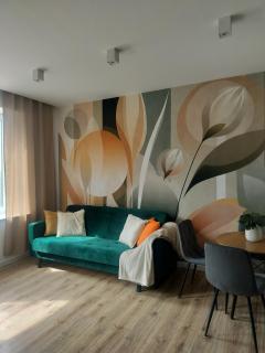 Noclegi Duet House Green Harmony Studio wejście na kod CENTRUM Ptak, Orientarium, Mandoria, Fala, Centrum Zdrowia Matki Polki, bezpłatny parking, klimatyzacja - Pabianice - 7