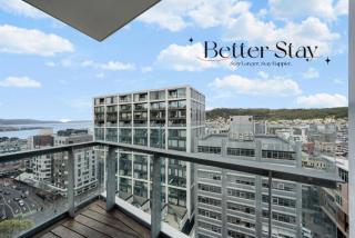 Sky High Harbour Views 2BR with Parking in Te Aro - 7