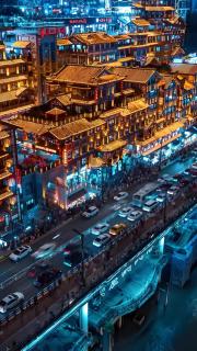 Chongqing Pearl Haven魔幻8D江景解放碑洪崖洞中心 - 0