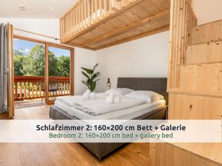 Chalet Reit im Winkl - Privater Whirlpool und Sauna, Loipe in 50 m, Wanderwege ab der Haustür, Kamin, für Familien und Gruppen bis 10 Gäste, Hunde kostenfrei, Chiemgau - 5