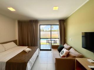 Studio luxo com varanda e resort em Muro Alto - 9