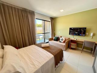 Studio luxo com varanda e resort em Muro Alto - 7