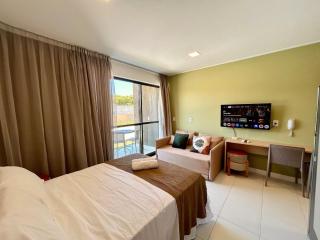 Studio luxo com varanda e resort em Muro Alto - 2