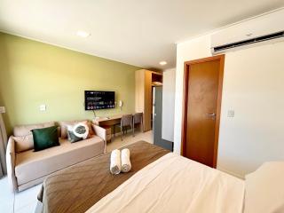 Studio luxo com varanda e resort em Muro Alto - 1